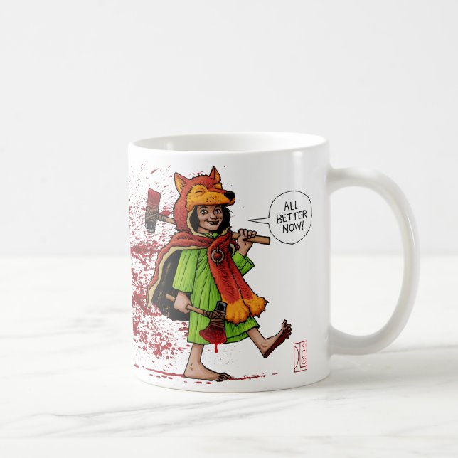 Caneca De Café O Poderoso Nizz Vermelho Melhor Agora (Direita)