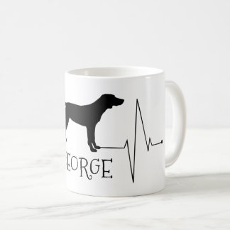 Caneca De Café O Ponteiro Personalizado Ama O Meu Coração Do Cach