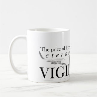 Caneca De Café O preço da liberdade é a vigilância eterna - Mug