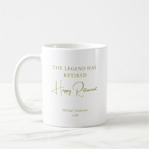 Caneca De Café O Presente da Lenda que se Aposentou