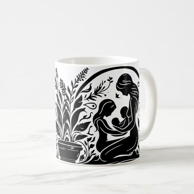 Caneca De Café O presente perfeito para a mãe! ☕ (Frente Esquerda)
