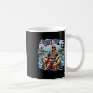 Caneca De Café O Presidente Donald Trump Chillin Como Um Felon Su