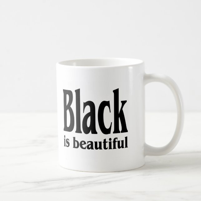 Caneca De Café O preto é bonito (Direita)