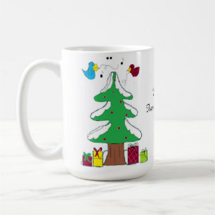 Caneca De Café O Primeiro Natal do Bebê das Árvores