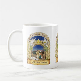 Caneca De Café O Primeiro Natal, Ilustração Jenny Mclaughlin