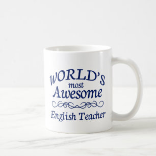 Caneca De Café O professor de inglês o mais impressionante do