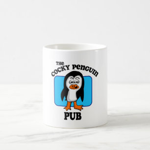 Caneca De Café O Pub do Pinguim Arrogante