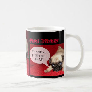 Caneca De Café O PUG AGRIDE Caffinated