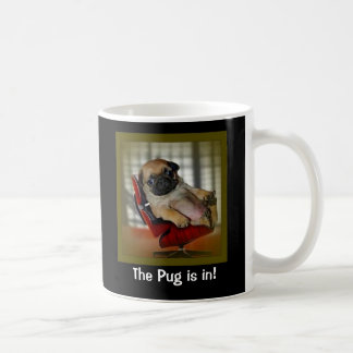 Caneca De Café O Pug está dentro!