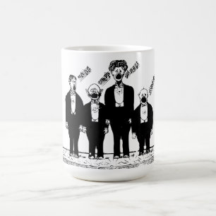 Caneca De Café O Quarteto, cantando