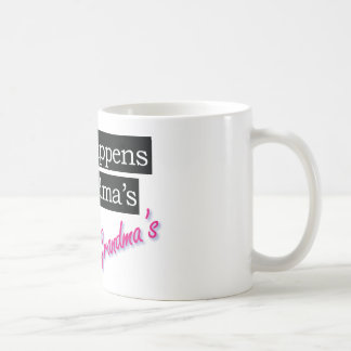 Caneca De Café O que acontece na avó