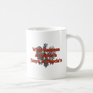 Caneca De Café O que acontece nas estadas de Babcia em Babcia