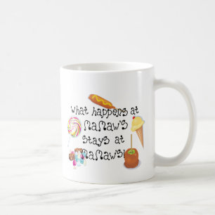 Caneca De Café O que acontece nas ESTADAS de Mamaw em Mamaw