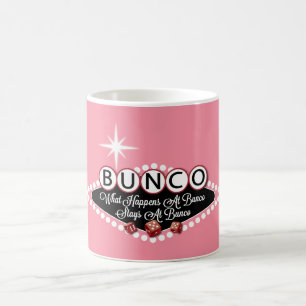 Caneca De Café O que Acontece no Bunco Fica no Bunco