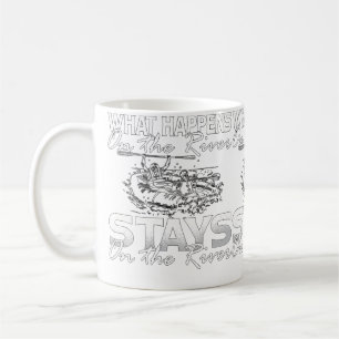 Caneca De Café O Que Acontece No Rio Esportes Aquáticos Canoa Cai