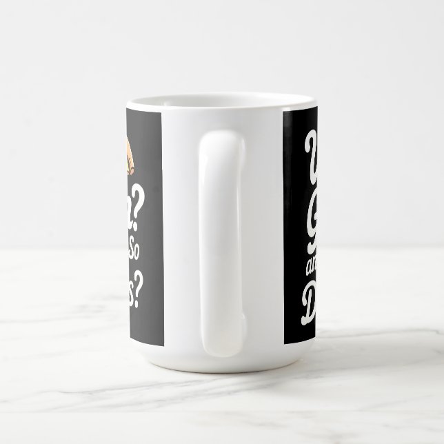 Caneca De Café o que diabos é glúten (Alça)