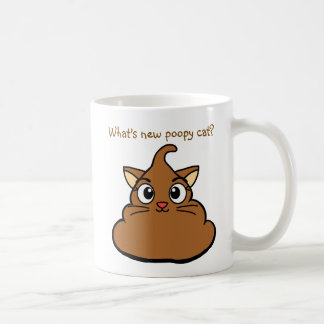 Caneca De Café O que é o novo gato de papoila?