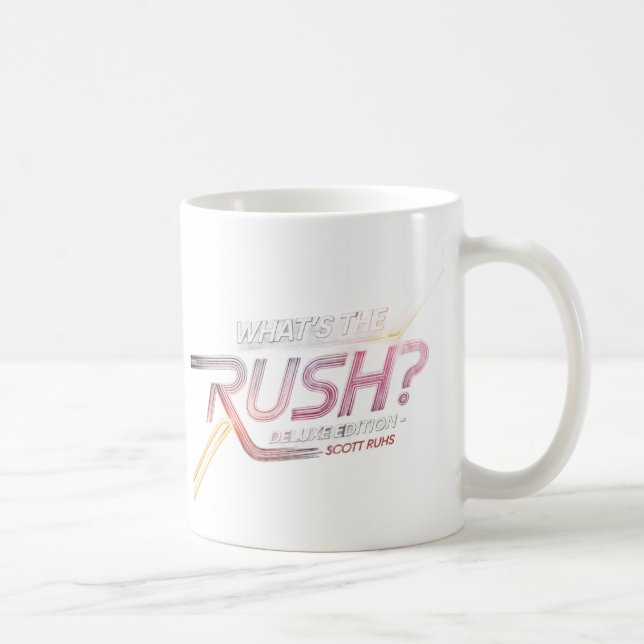 Caneca De Café O que é o Rush? Arte de Cobrir da Edição Deluxe (Direita)