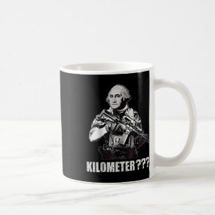 Caneca De Café O Que É Um Quilômetro George Washington Meme Engra