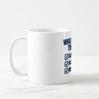 Caneca De Café O Que Eu Trago Para a Mesa Snacks Ansiedade Fatos