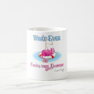 Caneca De Café O que flutuar seu Bobo Flamingo
