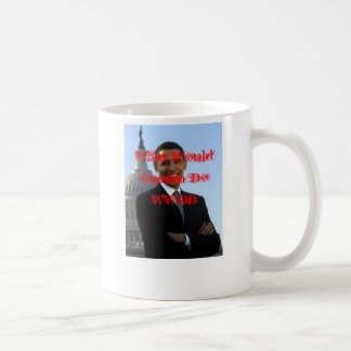 Caneca De Café O que Obama faria WWOD