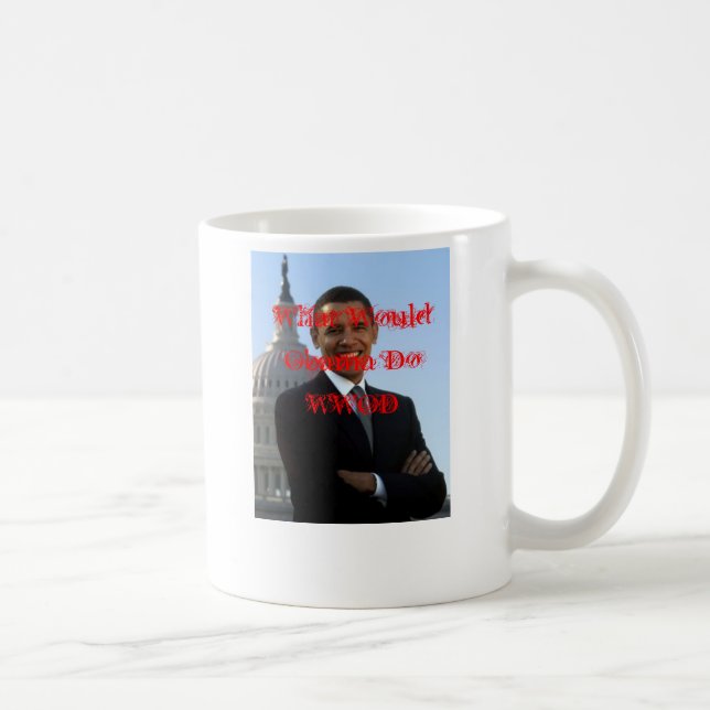 Caneca De Café O que Obama faria WWOD (Direita)