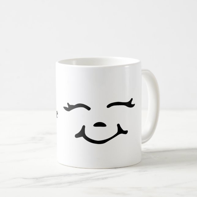 Caneca De Café O que quer que aconteça continue sorrindo (Frente Esquerda)
