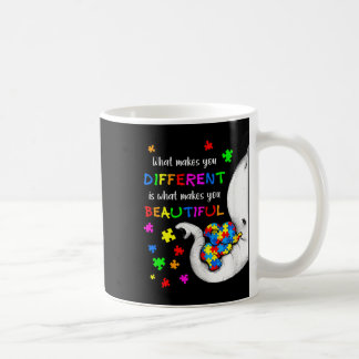 Caneca De Café O Que Te Faz Diferente Elefante Mãe Autismo Crianç