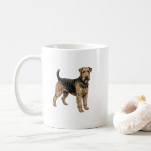 Caneca De Café O Rei dos Terriers – Espírito Airedale em Arte