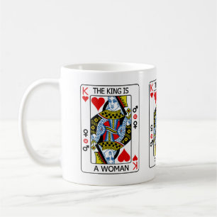Caneca De Café O Rei é uma Mulher