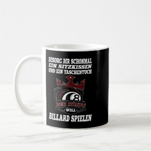 Caneca De Café O Rei Will Billiards Joga Piscina Engraçada Snooke