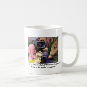 Caneca De Café O Relinchador de Cavalos Camisetas Divertidas Pres