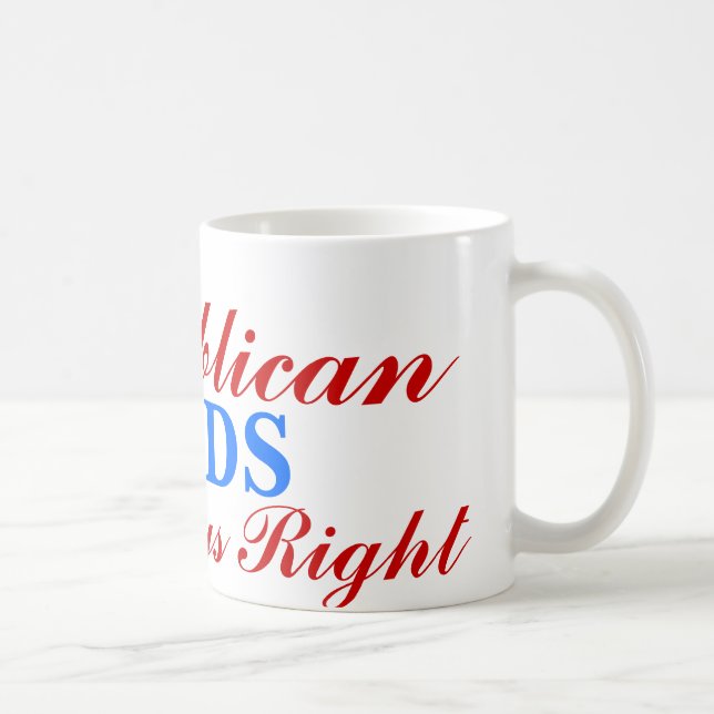Caneca De Café O republicano, é sempre direito, PAIS (Direita)