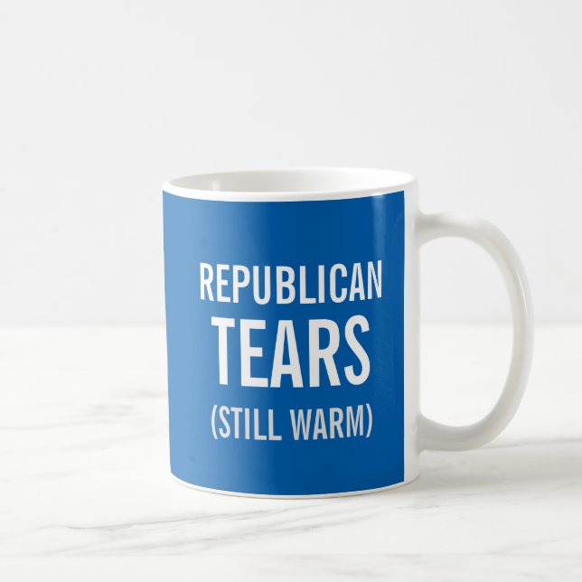 Caneca De Café O republicano rasga ainda morno (Direita)