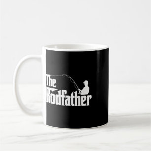 Caneca De Café O Rodfather Pai Divertido de Pesca Humor 