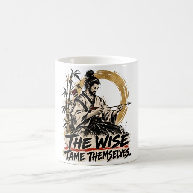 Caneca De Café O Sábio Domina a Si Dhammapada (Centro)