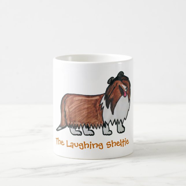 Caneca De Café O Sable de riso Sheltie (Centro)