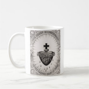 Caneca De Café O Sagrado Coração de Jesus Símbolo Divino