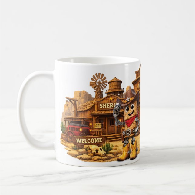 Caneca De Café O Salão do Cowboy (Esquerda)