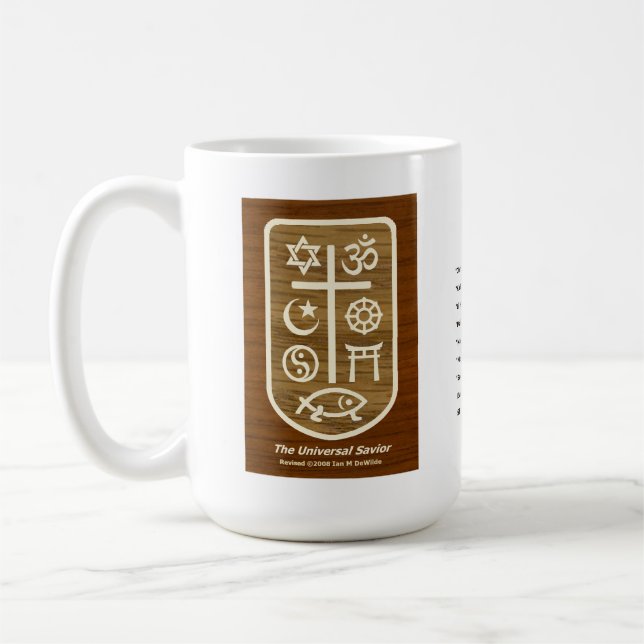 Caneca De Café O Salvador Universal (Esquerda)