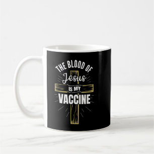 Caneca De Café O Sangue De Jesus É Minha Vacina Deus Cristão Fai