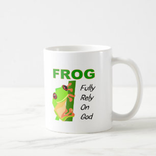 Caneca De Café O SAPO, confia inteiramente no deus