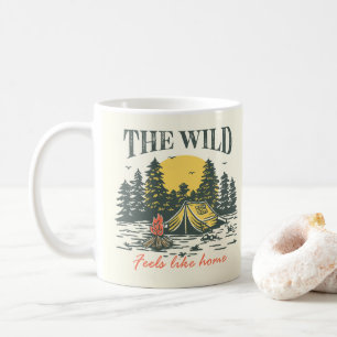Caneca De Café O Selvagem Sente-se como Casa
