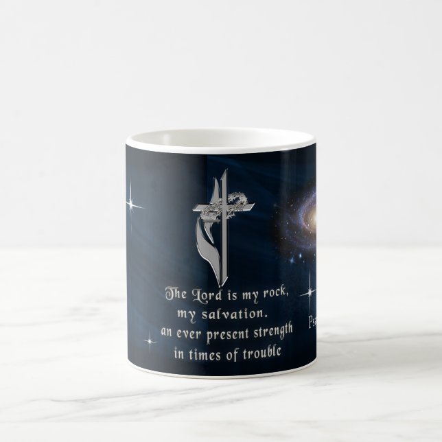 Caneca De Café O Senhor é a minha pedra (Centro)