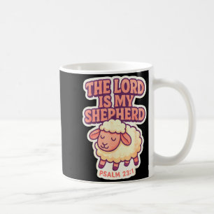 Caneca De Café O Senhor É Meu Pastor Versículo Bíblico Cristão Me