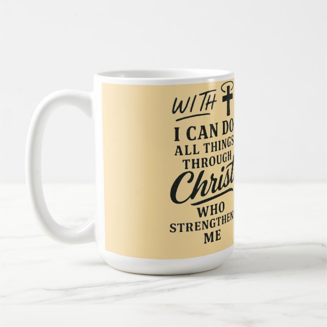 Caneca De Café O Senhor é o meu pastor (Esquerda)