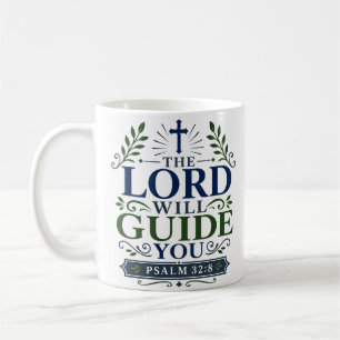 Caneca De Café O Senhor Guiará Você Citação de Escritura Matinal