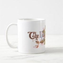 Caneca De Café "O Senhor Ressuscitou" Flores de Páscoa Vintage