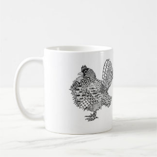 Caneca De Café o serama frizzle copo de café da galinha